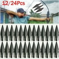 thumbnail image 3 of Cocobaby 150gr Archery Arrowheads Hunting Tips Screw Points Crossbow Bow Arrow Broadheads, 3 of 14