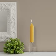 ROOT Candles 7 Grecian Collenette Taper Candles in Butterscotch (Box of 4)
