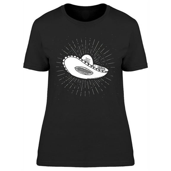 Traditional Mexican Hat Sombrero T-Shirt Women -Image by Shutterstock, Female XX-Large