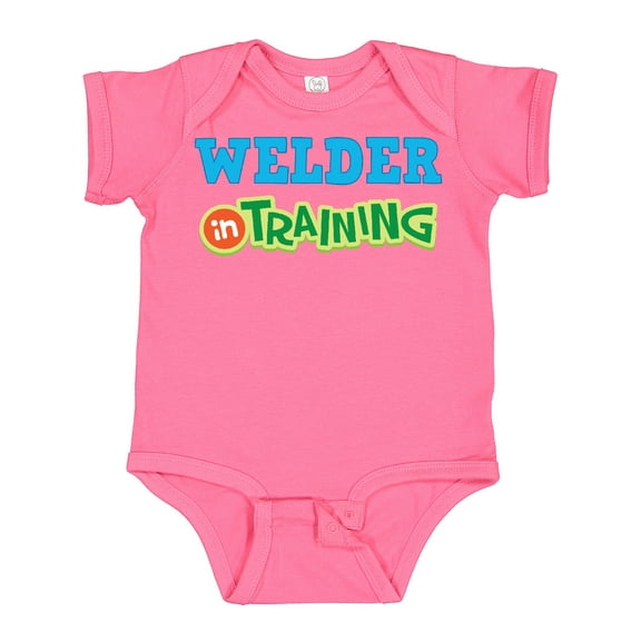 Inktastic Welder in Training Boys or Girls Baby Bodysuit