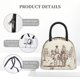 thumbnail image 4 of Fotbe Two Cowboys Riding Horses In The Desert Bolsa de Almuerzo con Estampado, Lonchera Aislada, Contenedor de Comida Reutilizable Tipo Cooler a Prueba de Fugas, 4 of 6