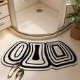 thumbnail image 3 of Mdesiwst Bathroom Curved Mat Quick-Drying Non-Slip Convenient Storage Waterproof Anti-deformed Absorbent Mat, 3 of 8