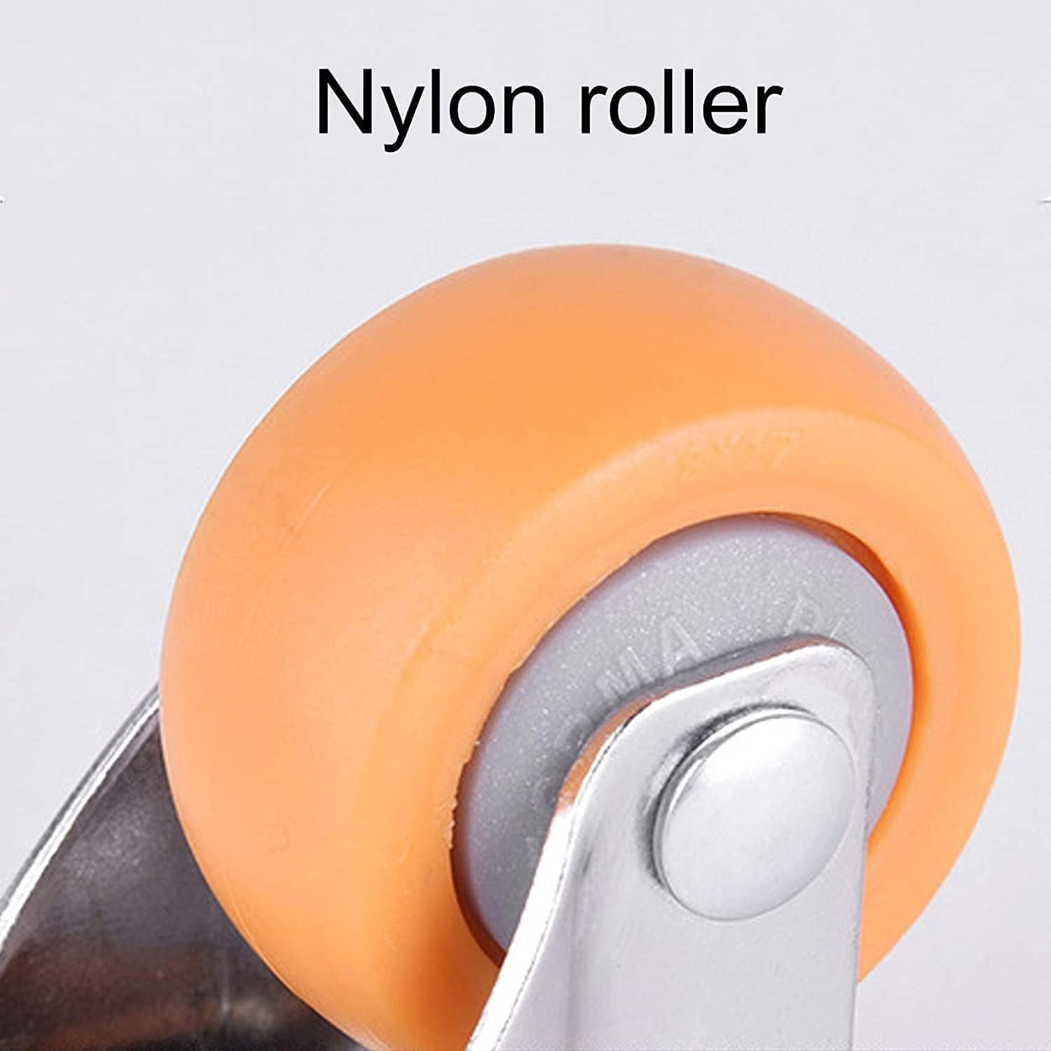 Gamvdout Furniture Casters with Brake 360 Degree Rotating Threaded Stem Caster Wheel M8/M10 for Office Chair Screws Mute I