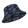 thumbnail image 2 of Kdxio Reflective Bucket Hat - Hand Drawn Rockets Print Bucket Hat for Men,Women, 2 of 9