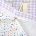 thumbnail image 4 of Castle Fairy Lattice Gold Letter M Twin Bedding for Girls,Minimalist Geometric Grid Duvet Cover Set,2pcs,No Comforter, 4 of 6