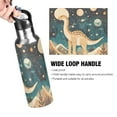 thumbnail image 4 of Yayeee 33oz Insulated Water Bottle Double Wall Stainless Steel with Flip Straw Lid, Dinosaur at Night, 4 of 7