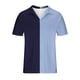 thumbnail image 4 of Los Hombres de Manga Corta Botón Arriba de la Camisa de la Impresión Del Suéter de la Camisa de Cuello de Vuelta, Poliéster, 4 of 4