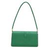 Bolso de mano para mujer, diseño de cocodrilo, Bolso de hombro de cuero PU, embrague (verde oliva)