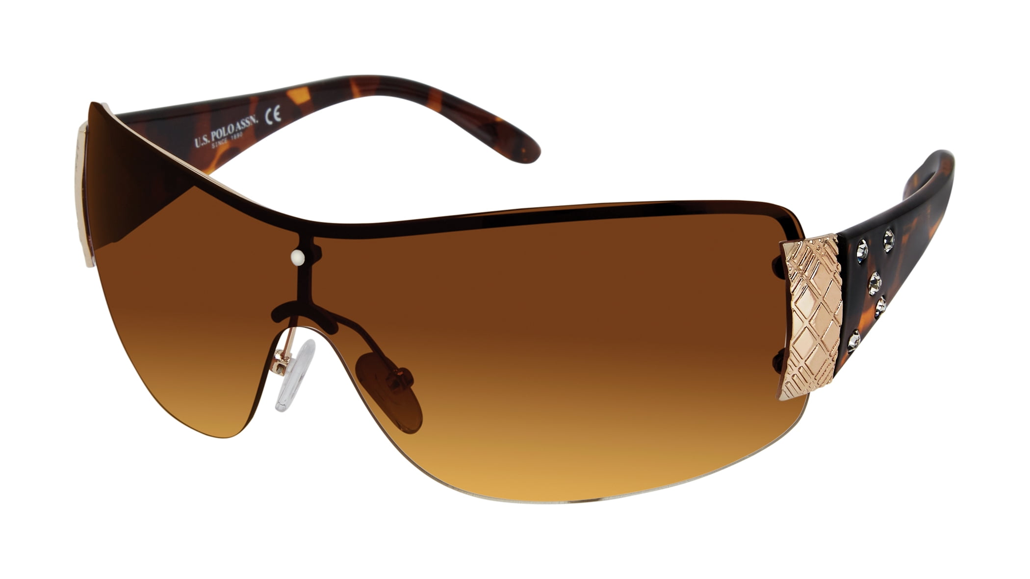 Bedazzled Shield Sunglasses 
