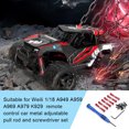 thumbnail image 5 of Tholdsy Biela de coche con Control remoto de 6 uds, piezas de vehículo controladas ajustables, repuesto de montaje de coches para WLtoys silver Kits de construcción modelo rojo Tholdsy FN001591-03, 5 of 5