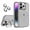 Gray, variant on ShellTech for iPhone 16 Plus Magnetic Case Compatible with MagSafe,Military Grade Drop Protection Slim Translucent Matte Anti-Fingerprint Camera Ring Stand Shockproof Bumper Cover,Gray