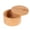 S, variant on BLEEUS Bamboo Salt Cellar With Magnetic Swivel Lid Round Salt Container Spice Box Kitchen Daily Supplies (S)