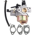 thumbnail image 1 of GX 340 Carburetor Carb for Honda GX390 X340U1 GX340R1 GX340K1 Generator Lawnmower Engine Replace parts Carburetor 16100-ZF6-V01, 1 of 6