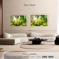 thumbnail image 4 of Elephant Stock Forest Sunshine Wall Art - Horizontal Canvas Wall Art - Living Room Wall Decor - Wellness Canvas - Black And Blue Decor - 48" x 32", 4 of 8