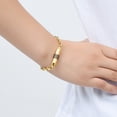 thumbnail image 4 of Men's Bullet Urn Locket Stainless Steel Chain Link Bracelet for Ashes Perfume Cremation Jewelry Funeral Urn Bracelet for Ashes Gift, 4 of 5