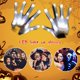 thumbnail image 1 of 1 par de guantes luminosos LED que brillan intensamente Halloween esqueleto manopla fiesta Prop (blanco), 1 of 6