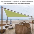 thumbnail image 4 of AYktou Shade Cloth,Sun Shades Outdoor Patio,13.12ft Right Triangles Sun Shade Outdoor Canopy,Shade Sail Patio Shade for Backyard Yard Decks Patio Garden,Patio Covers for Shade and Rain, 4 of 10