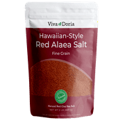 Viva Doria Hawaiian Red Alaea Sea Salt, Fine Grain, 2 lb