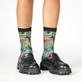 thumbnail image 4 of Rocae Retro Flying Butterflies for Girls Boys Crew Socks,Children's Socks, Kids Socks, Toddler Socks: Daily Wear with Kids School Uniform, 4 of 5