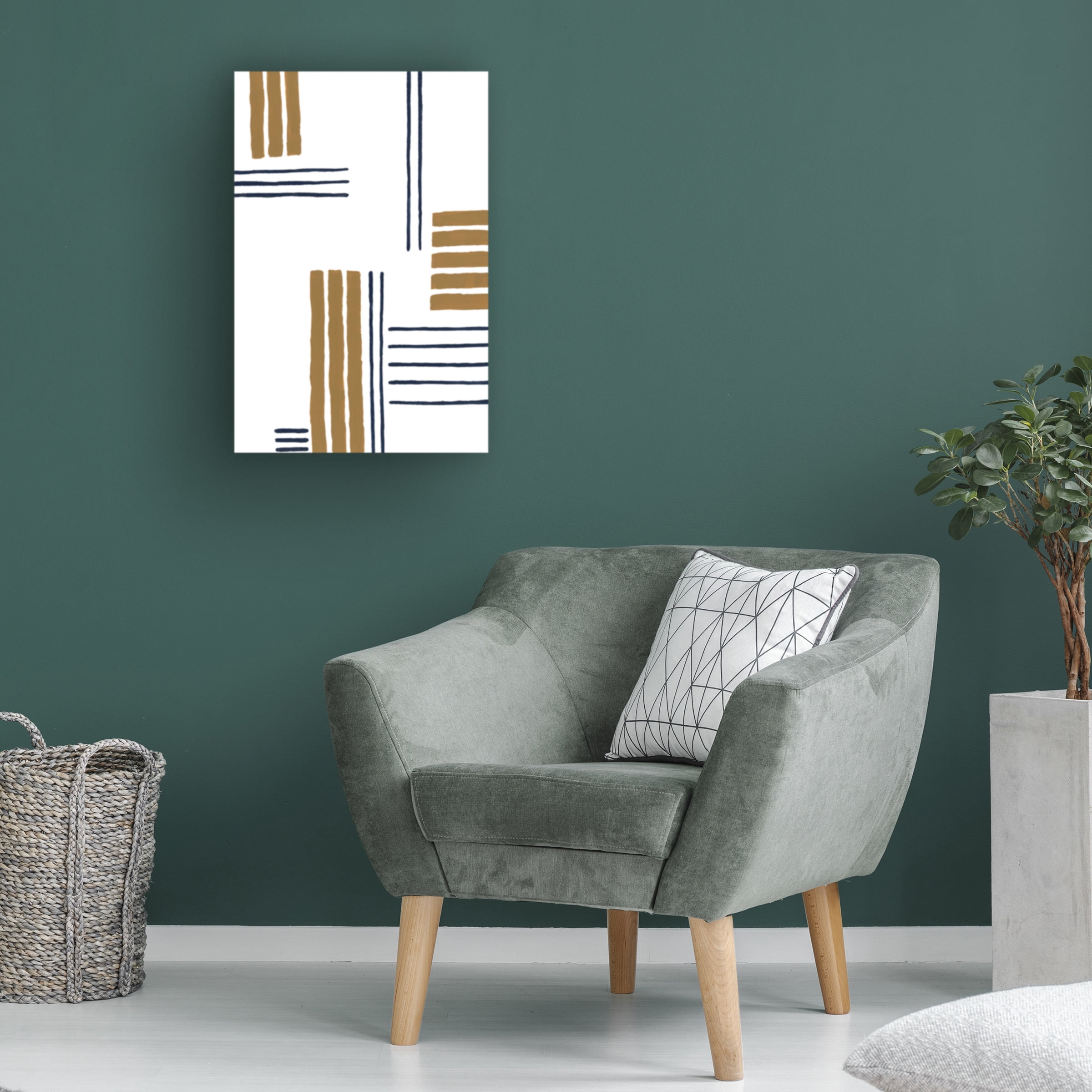 Regina Moore 'Underscore I' Canvas Art