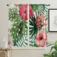 thumbnail image 4 of Tropical Plants Flowers Curtains For Living Room Bedroom Window Treatment Home Decoration Drapes Kitchen Curtain, 4 of 7