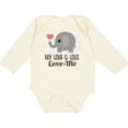 thumbnail image 3 of Inktastic My Lola and Lolo Love Me Grandbaby Boys or Girls Long Sleeve Baby Bodysuit, 3 of 5
