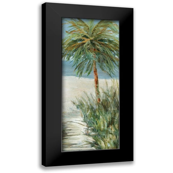 Robinson, Carol 8x14 Black Modern Framed Museum Art Print Titled - Beach Walk II