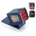 thumbnail image 1 of Vitrina doble MTG Deck Box Stepane de piel sintética azul, 1 of 6