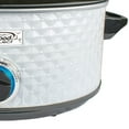 thumbnail image 3 of Brentwood Select SC-157W 7 Qt Slow Cooker, White, 3 of 7