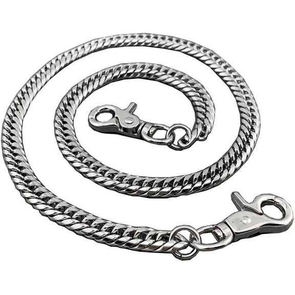 9mm Stainless Steel Biker Wallet Chain Curb Punk Metal Pants Key chain