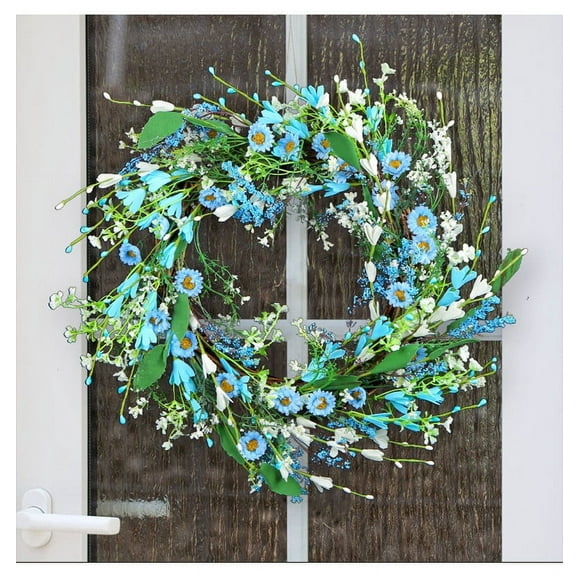 TopLLC Artificial Flower Leaf Wreath Wall Window Door Hanging Home Wedding Decoration on Clearance