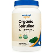 Nutricost Organic Spirulina Supplement Powder 2 Pounds, 1g Per Serving