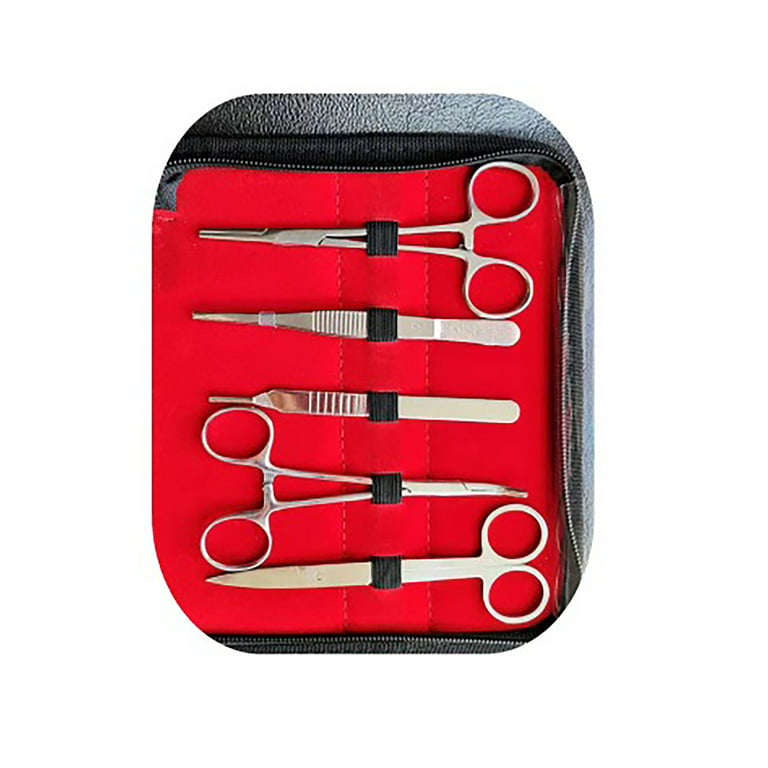 Turbo Ink Complete Suture Practice Kit Includes Large Silicone Suture Pad  with pre-Cut Wounds Sterile Sutures and Professional Quality Tools for