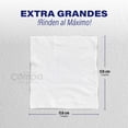 thumbnail image 3 of Compa Wipes Toallitas Húmedas para Adulto, 100% Seguras para Desechar por el Inodoro, Toallitas Tamaño Extra Grande, con Aloe y Vitamina E (Extra Grande, Sin Fragancia) (3 Paquetes), 3 of 8