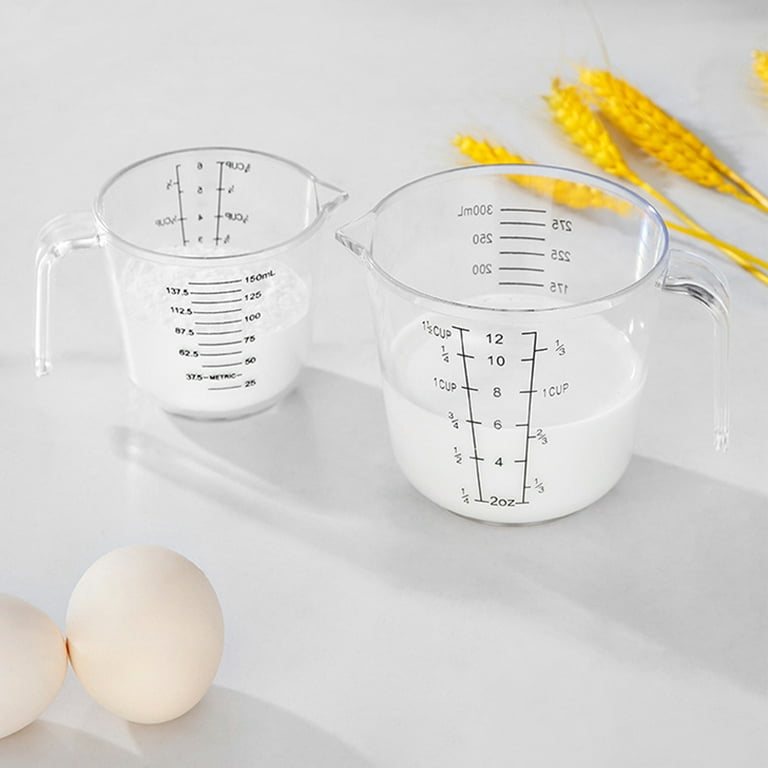 Ergonomic Measuring Cup With Filter And Stirring Egg - Temu