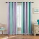 thumbnail image 1 of Cortinas XiDi, color morado y gris, para dormitorio infantil, habitación de princesa, 1 of 8