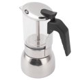 thumbnail image 4 of Cafetera de acero inoxidable de doble válvula, resistente a altas temperaturas, multifuncional, portátil, para el hogar, cafetería, 200 ml, 4 of 14