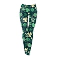 thumbnail image 2 of Leggings de cintura media para mujer, con estampado de , para el Patricio, para mujeres y niñas M Colcomx Leggings elásticos para mujer, 2 of 8