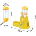 thumbnail image 4 of 3 in 1 Hamster Hanging Water Bottle Pet Auto Dispenser with Base for Dwarf Hamster Mouse Rat Hedgehog, 4 of 8
