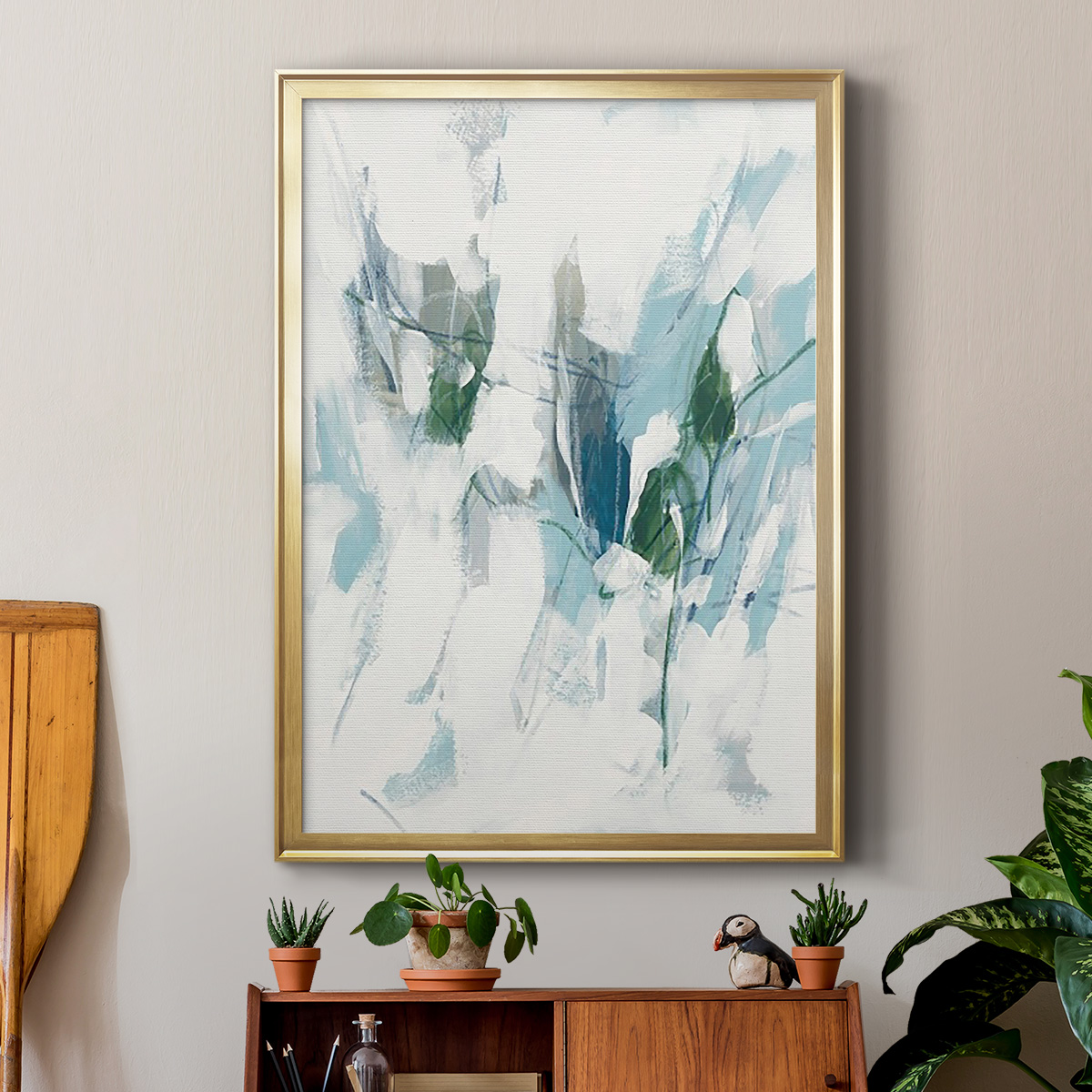 Ice Cavern I Premium Framed Print, in Gold, Black, or Silver - Ready to Hang