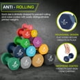 thumbnail image 6 of ProsourceFit Set of Two Neoprene Dumbbells Coated for Non-Slip Grip, 8 lb, 6 of 7