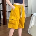 thumbnail image 4 of Glisme Little Girls Trousers Solid Color With Pockets And Drawstring Autumn Loose Fit Girls Wide Leg Pants Size 5-6 Years, 4 of 4