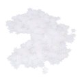 thumbnail image 3 of Snowflake Christmas Confetti Vibrant Color Winter Holiday Decoration 1000Pcs Reusable Plastic, 3 of 7