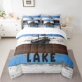 thumbnail image 2 of YST Lake Adventure Comforter Set, 7-Piece, Queen Size, Aesthetic Artwork, 2 of 5