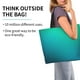 thumbnail image 2 of Balery Green Turquoise Teal Bolsa Tote Estilo Estético con Cremalleras, Bolsa de Hombro, Bolsa de Compras Grande y Plegable, 2 of 8