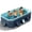 Dark Blue, variant on Jonster Foldable Swimming Pool for Kids & Adult Indoor Outdoor Above Ground Pools,Non-Inflatable Family Pools (82"x55"x21")