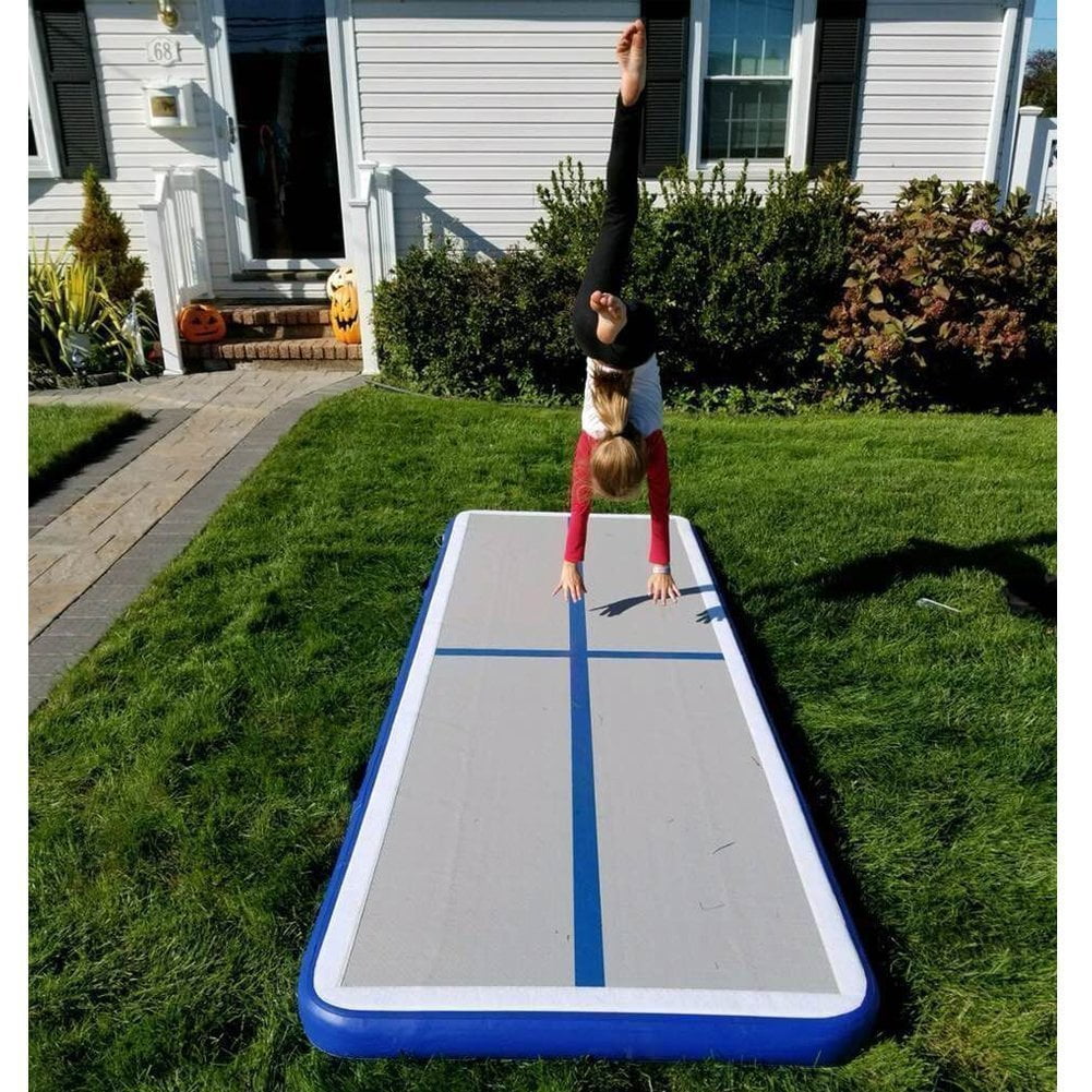 Details about / 4M Air Track Gymnastics Tumbling Inflatable Mat Air Pad Floor GYM W// Pump