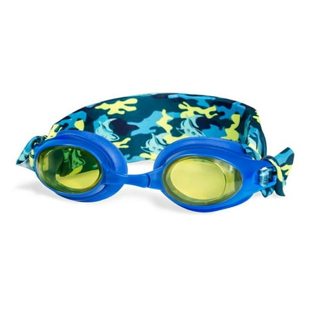 Eye Pop Blue and Yellow Swimming Sport Goggles