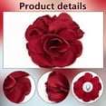 thumbnail image 3 of 1 Pair Red Flowers Shoe Clips Wedding Shoe Buckles Bridal Removable Shoe Clips Shoe Buckle Charm Bag Clothing Hair Decorations DIY, 3 of 9