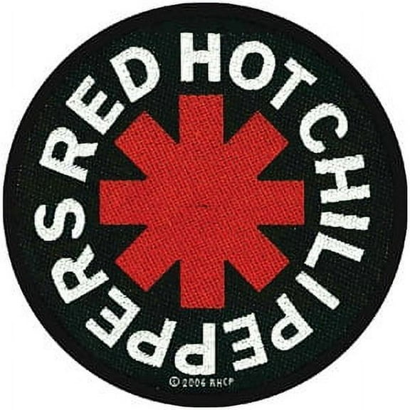 Men's Red Hot Chili Peppers Asterisk Woven Patch